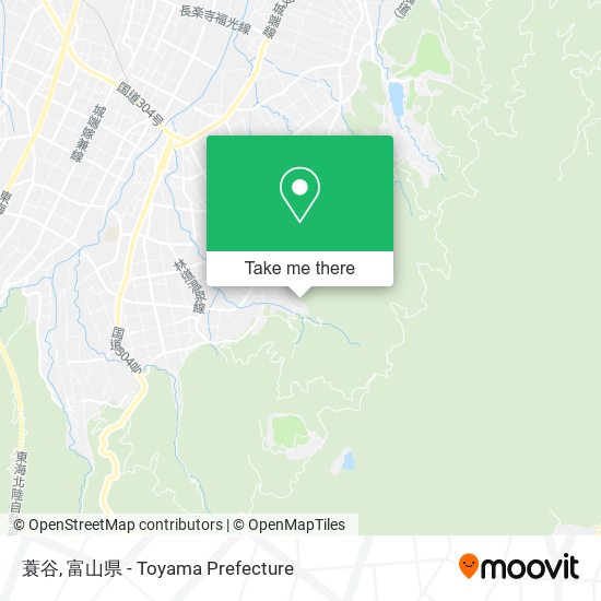 蓑谷 map