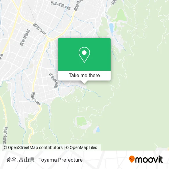 蓑谷 map