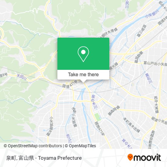 泉町 map