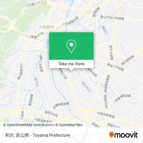 和沢 map