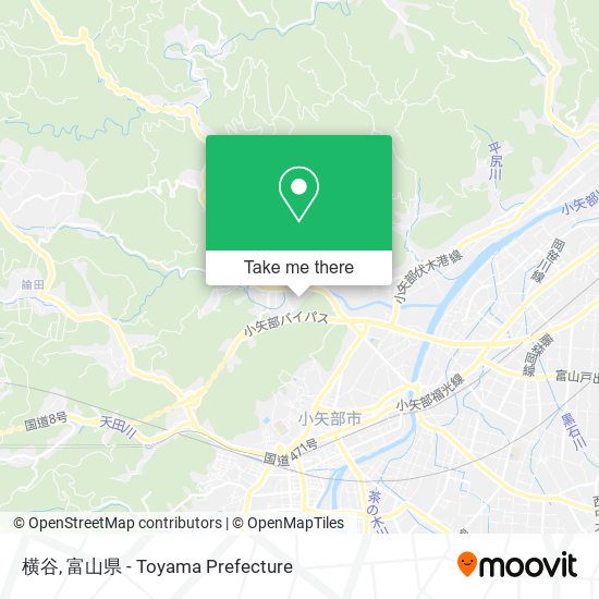 横谷 map