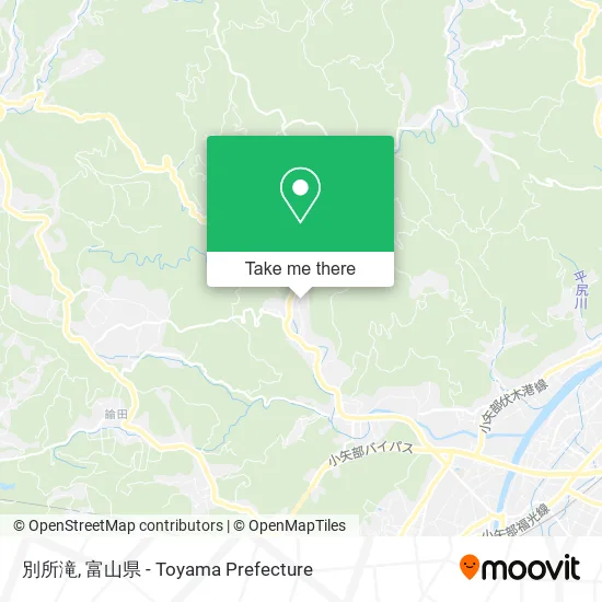 別所滝 map
