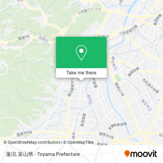 蓮沼 map