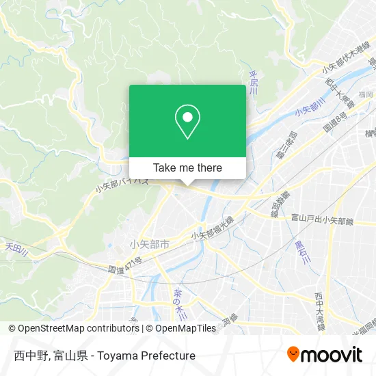 西中野 map