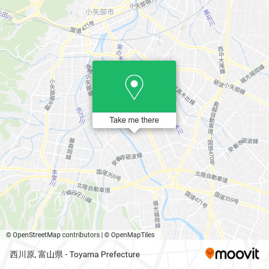西川原 map