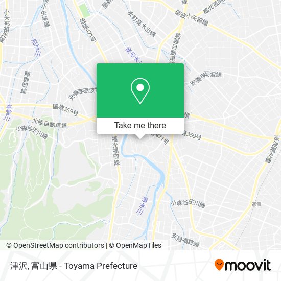 津沢 map