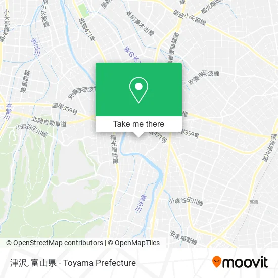 津沢 map