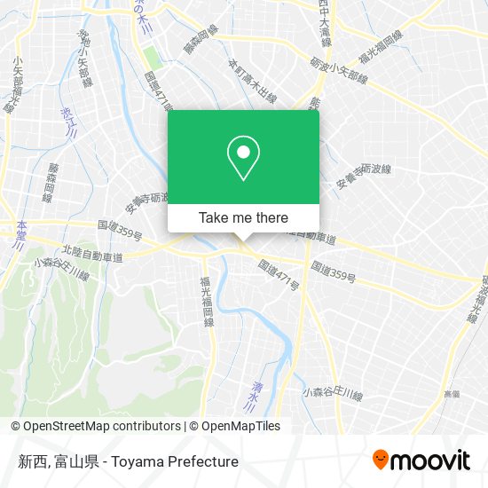 新西 map