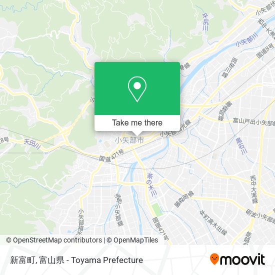 新富町 map