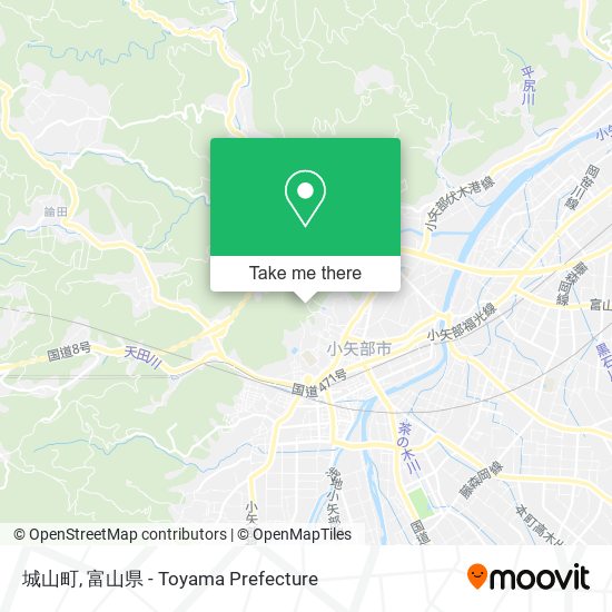 城山町 map