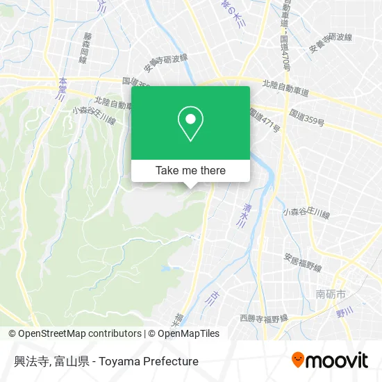 興法寺 map