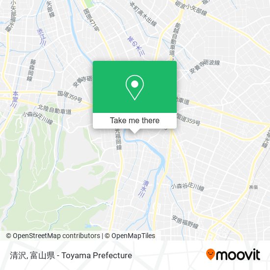 清沢 map
