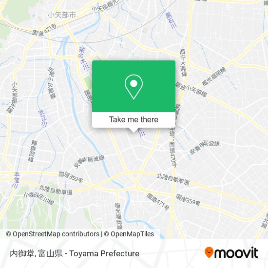 内御堂 map