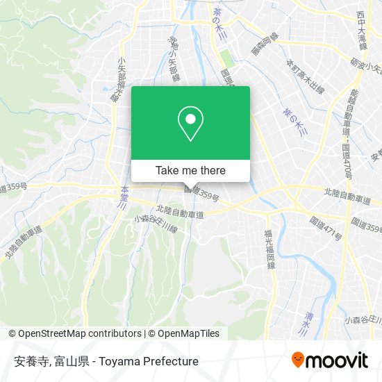 安養寺 map