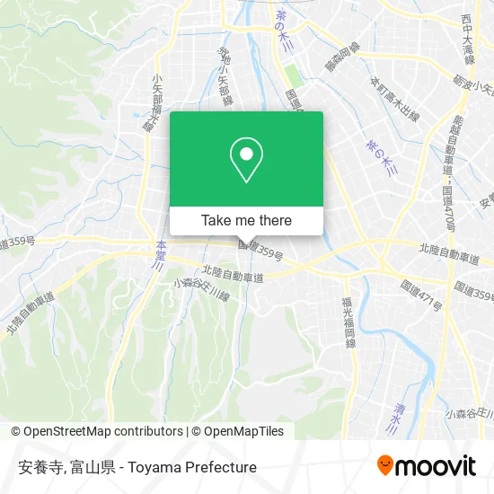 安養寺 map
