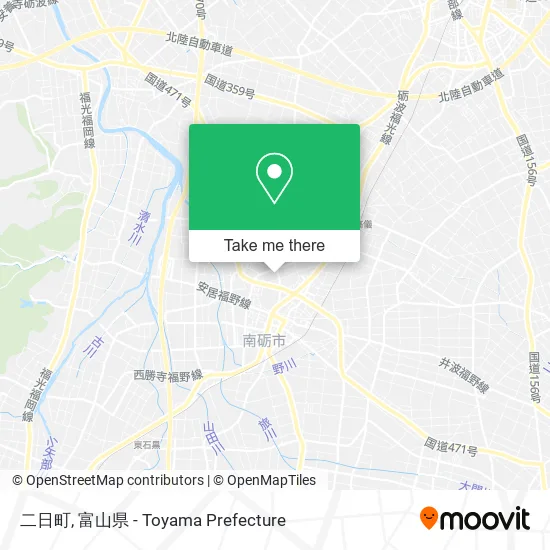 二日町 map