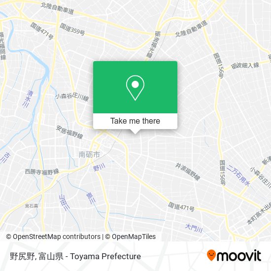 野尻野 map