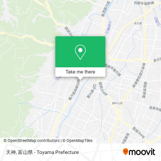 天神 map