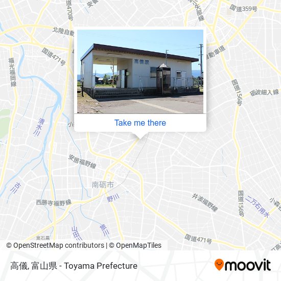 高儀 map