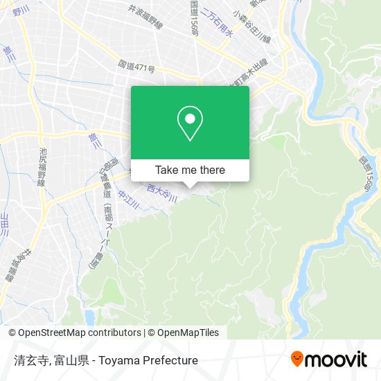清玄寺 map
