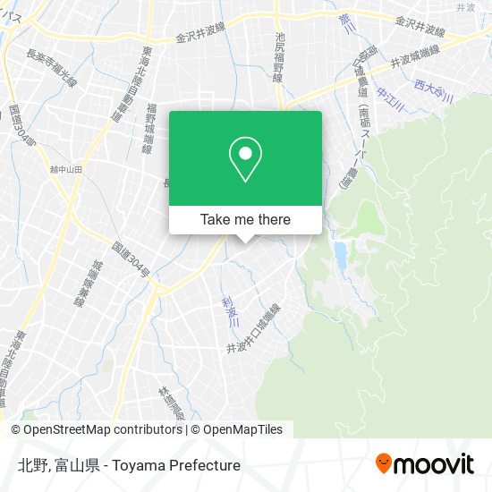 北野 map