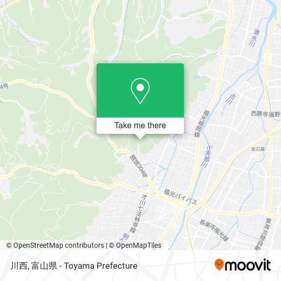 川西 map