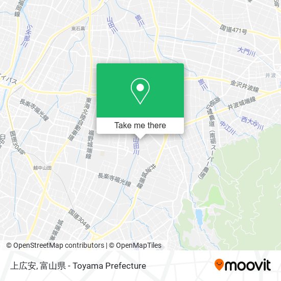 上広安 map