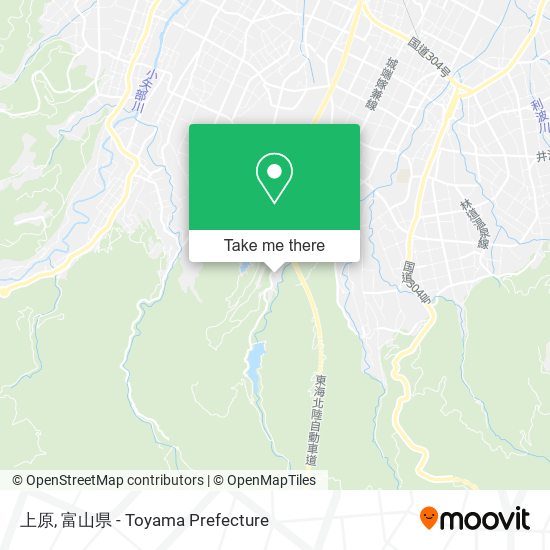 上原 map