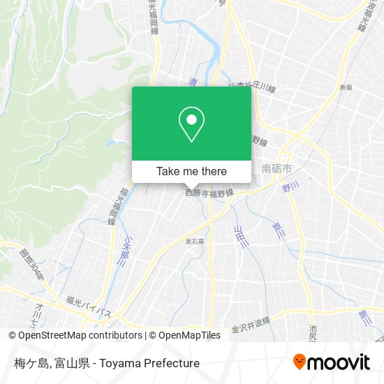 梅ケ島 map