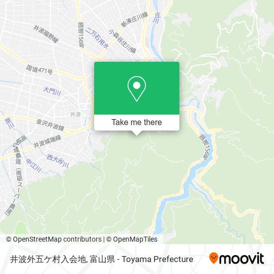 井波外五ケ村入会地 map