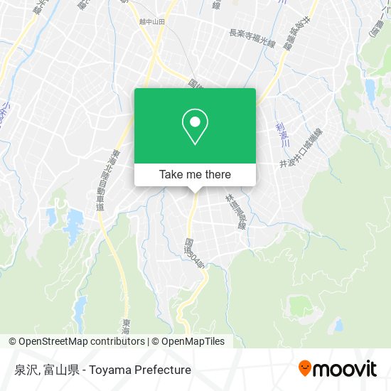 泉沢 map