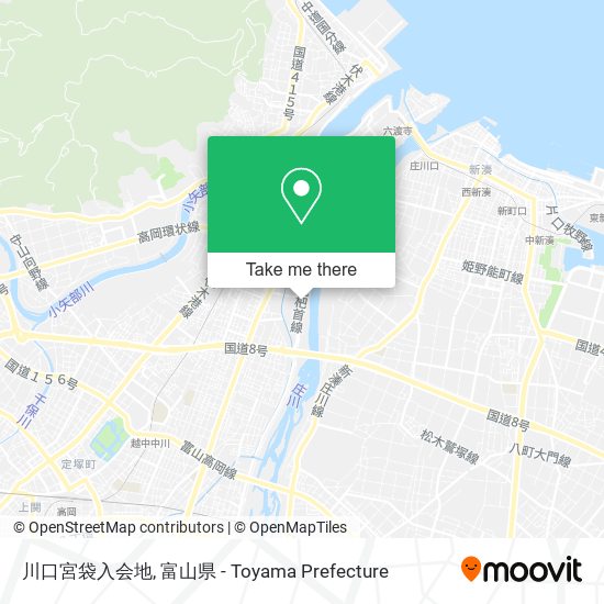 川口宮袋入会地 map