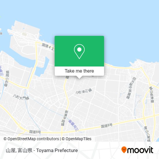 山屋 map