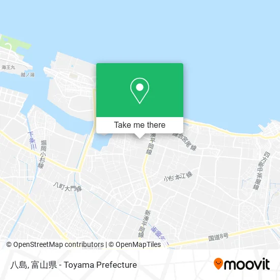 八島 map