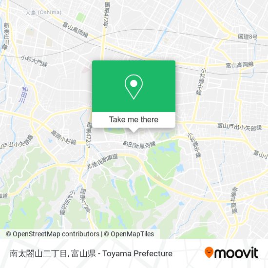 南太閤山二丁目 map