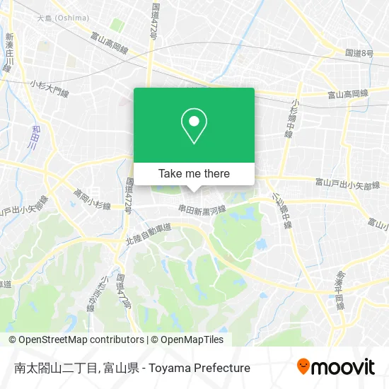 南太閤山二丁目 map