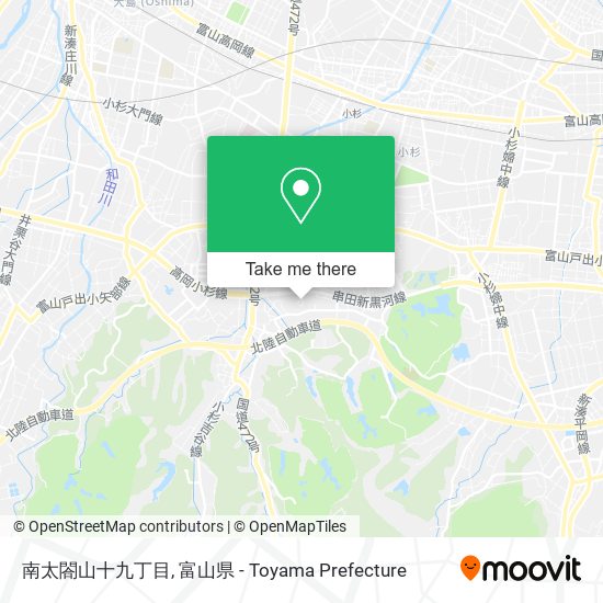 南太閤山十九丁目 map