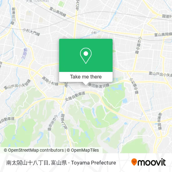 南太閤山十八丁目 map