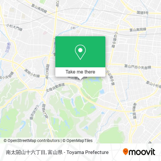 南太閤山十六丁目 map