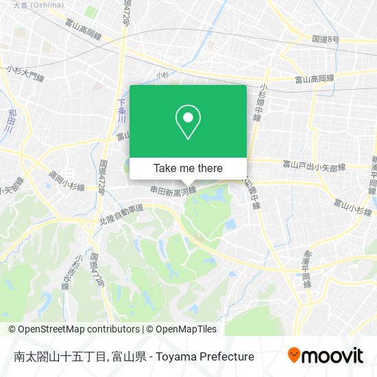 南太閤山十五丁目 map
