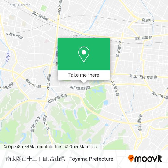 南太閤山十三丁目 map