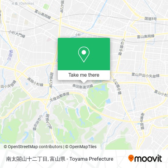 南太閤山十二丁目 map