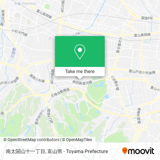 南太閤山十一丁目 map
