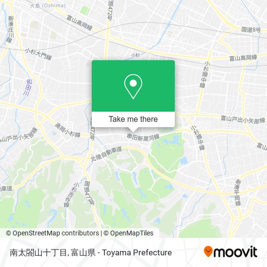 南太閤山十丁目 map