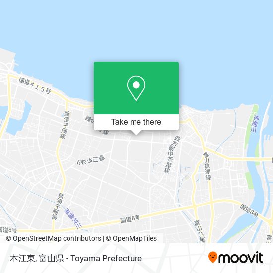 本江東 map