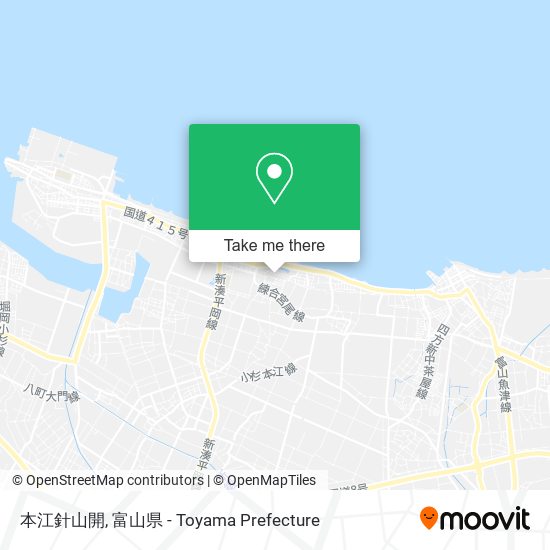 本江針山開 map