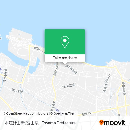 本江針山新 map