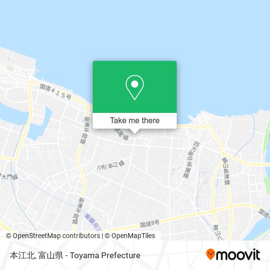 本江北 map