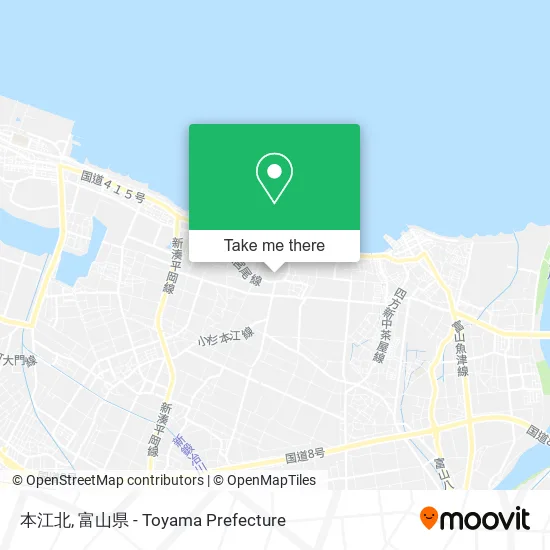 本江北 map