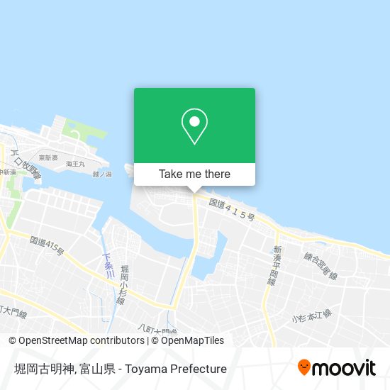 堀岡古明神 map